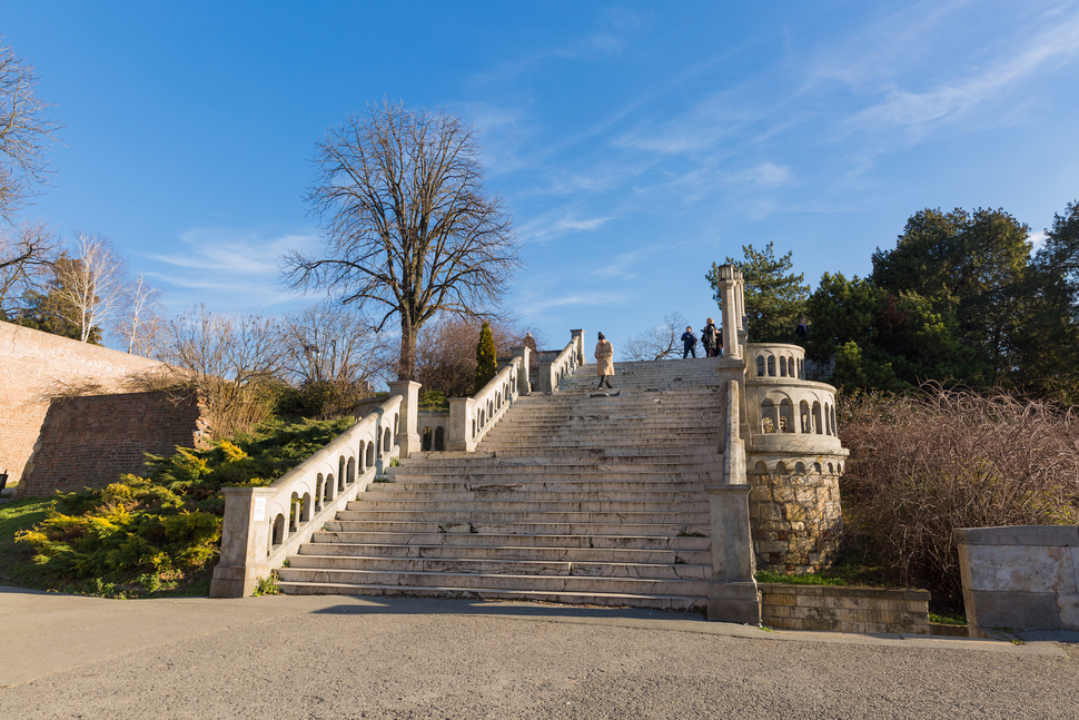 Veliko stepenište, Kalemegdan.